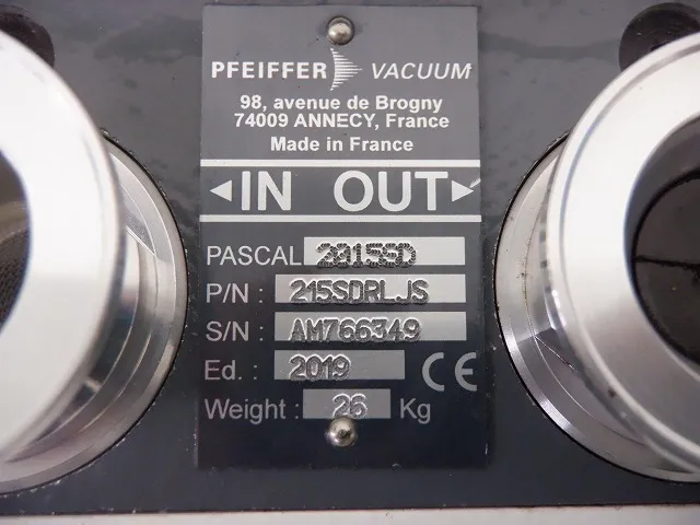 Pfeiffer 2015SD Rotary pump Detail Image - ASKINDEX Korea