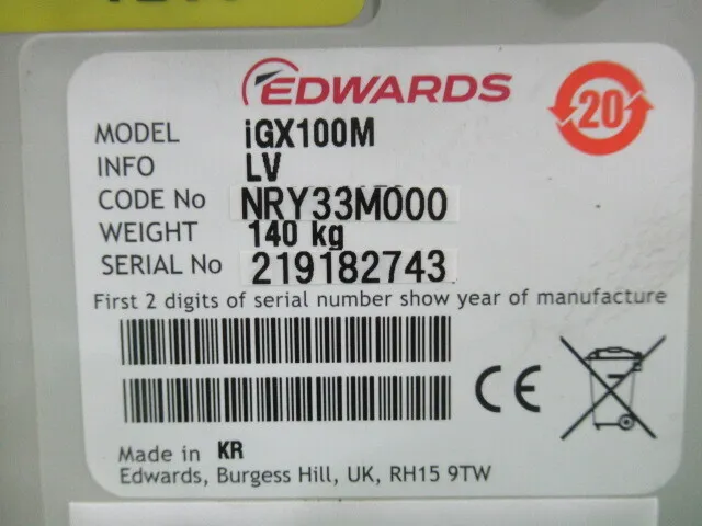 ko_エドワーズ iGX100M ko_ドライポンプ 상세 이미지 - ASKINDEX 코리아