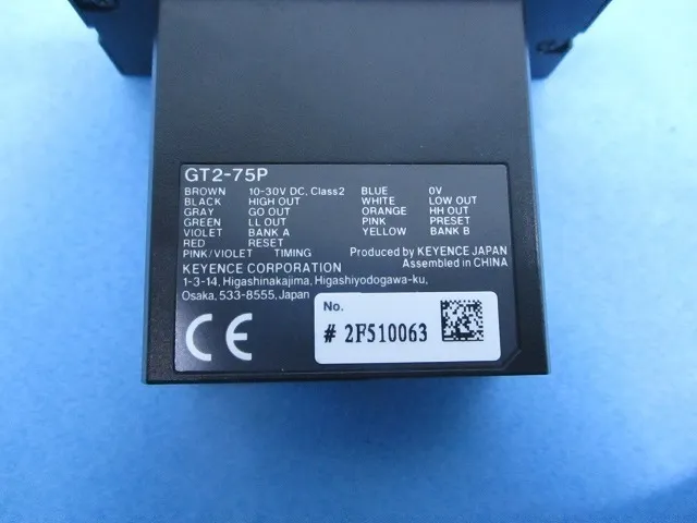 Keyence GT2-75P 접촉식 디지털 센서 앰프 상세 이미지 - ASKINDEX 코리아