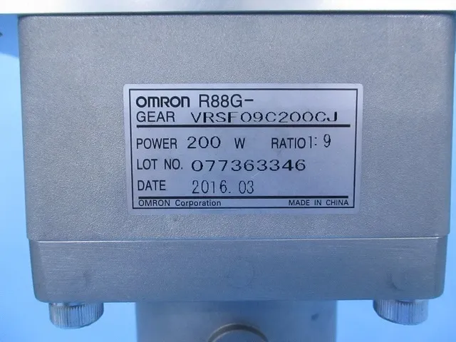 오므론 R88M-K22230H/R88G-VRSF09C200CJ AC 서보 모터 + 감속기 상세 이미지 - ASKINDEX 코리아