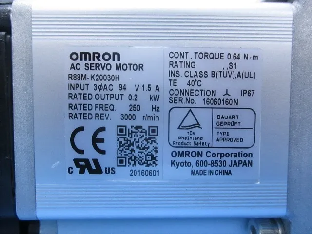 오므론 R88M-K22230H/R88G-VRSF09C200CJ AC 서보 모터 + 감속기 상세 이미지 - ASKINDEX 코리아