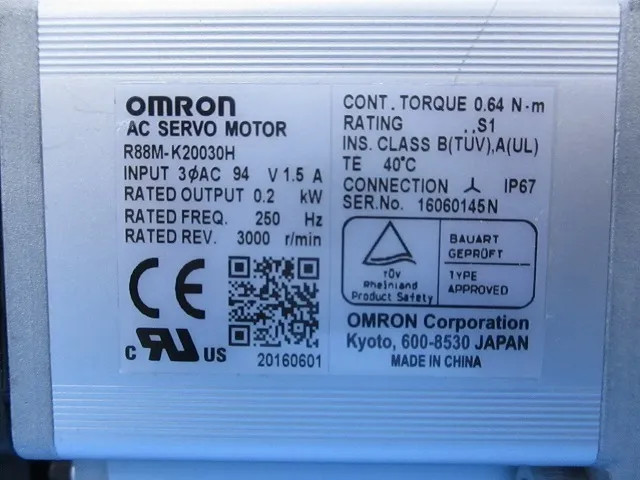오므론 R88M-K22230H/R88G-VRSF09C200CJ AC 서보 모터 + 감속기 상세 이미지 - ASKINDEX 코리아
