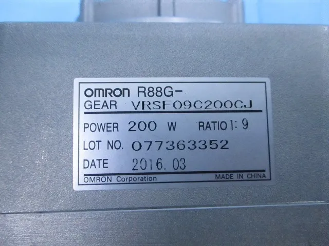 오므론 R88M-K22230H/R88G-VRSF09C200CJ AC 서보 모터 + 감속기 상세 이미지 - ASKINDEX 코리아