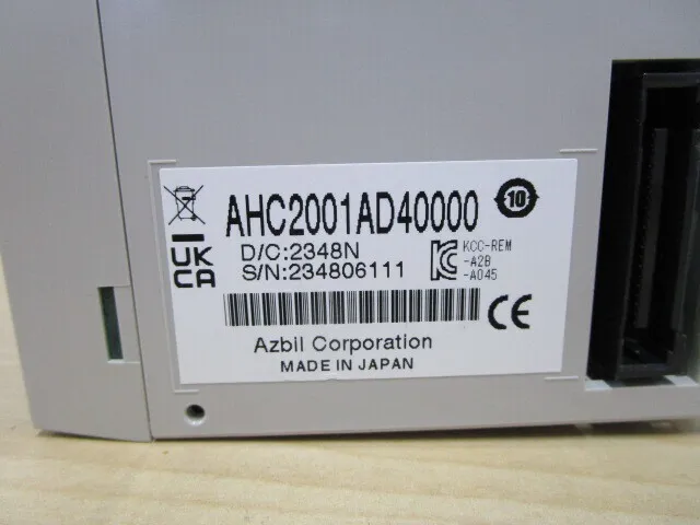 ko_アズビル AHC2001AD4000 ko_アナログ入力ユニット 상세 이미지 - ASKINDEX 코리아
