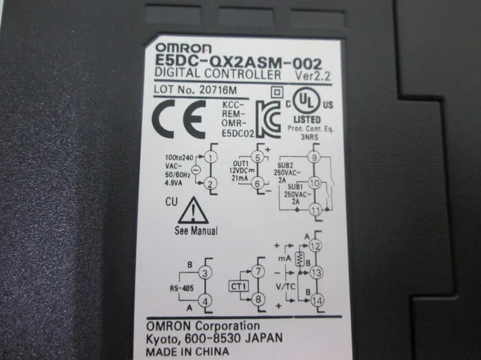 오므론 E5DC-RX2ASM-002 온도 조절기 상세 이미지 - ASKINDEX 코리아