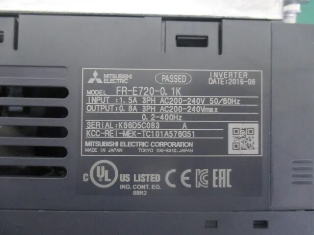 Mitsubishi Electric FR-E720-0.1K inverter Detail Image - ASKINDEX Korea