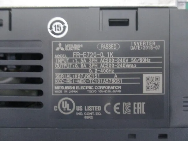 Mitsubishi Electric FR-E720-0.1K inverter Detail Image - ASKINDEX Korea