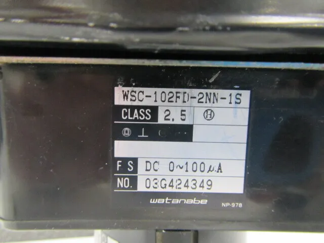 와타나베 전기공업 WSC-102FD-2NN-1S 진공 게이지 상세 이미지 - ASKINDEX 코리아