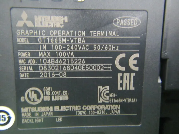 ko_三菱電機 GT1665M-VTBA ko_タッチパネル 상세 이미지 - ASKINDEX 코리아