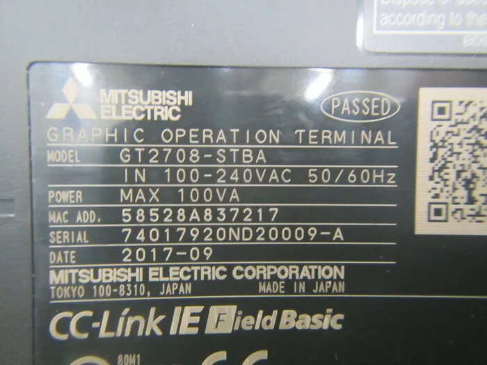 ko_三菱電機 GT2708-STBA ko_タッチパネル 상세 이미지 - ASKINDEX 코리아