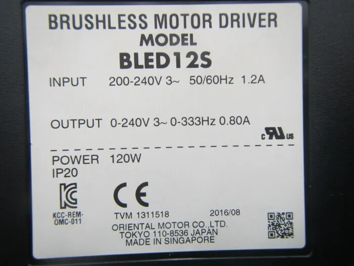 en_オリエンタルモーター BLED12S en_ブラシレスモータードライバー Detail Image - ASKINDEX Korea