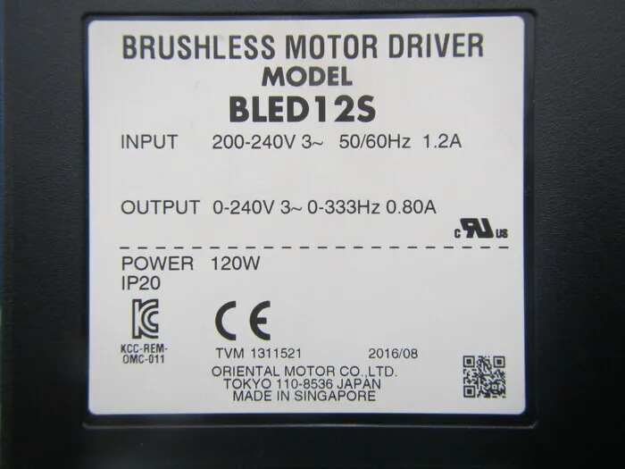 en_オリエンタルモーター BLED12S en_ブラシレスモータードライバー Detail Image - ASKINDEX Korea