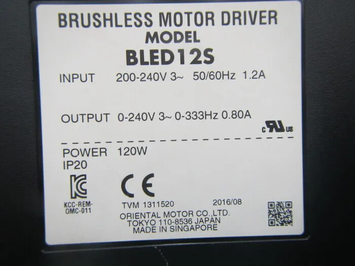 en_オリエンタルモーター BLED12S en_ブラシレスモータードライバー Detail Image - ASKINDEX Korea
