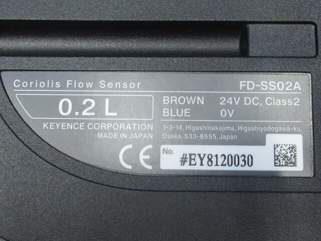 Keyence FD-SS02A 유량 센서(디지털) 상세 이미지 - ASKINDEX 코리아