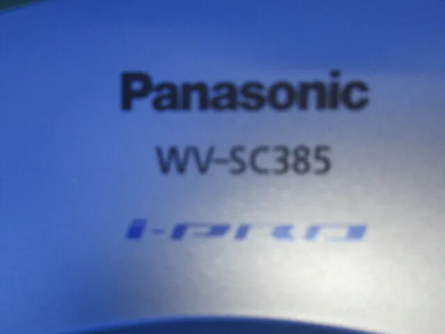 파나소닉 WV-SC385 네트워크 카메라 상세 이미지 - ASKINDEX 코리아