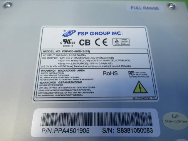 en_オウルテック FSP450-60GHS(85) en_PC電源 Detail Image - ASKINDEX Korea