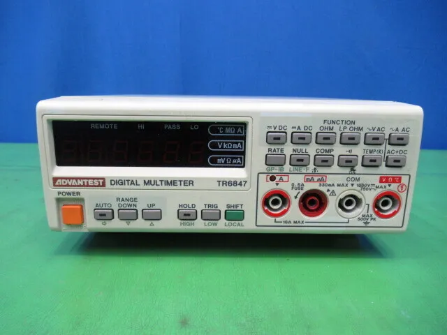 en_アドバンテスト TR6847 en_デジタルマルチメーター Detail Image - ASKINDEX Korea
