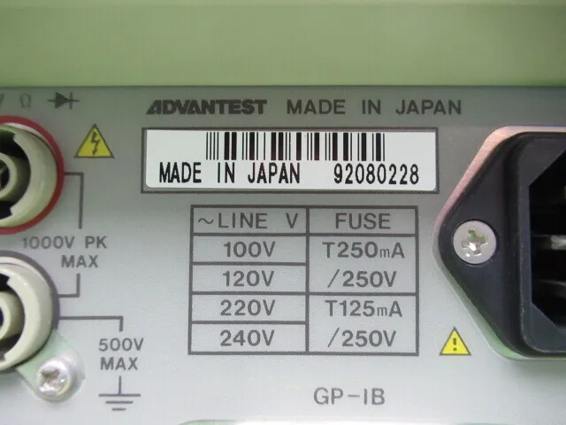 en_アドバンテスト R6552 en_マルチメーター Detail Image - ASKINDEX Korea