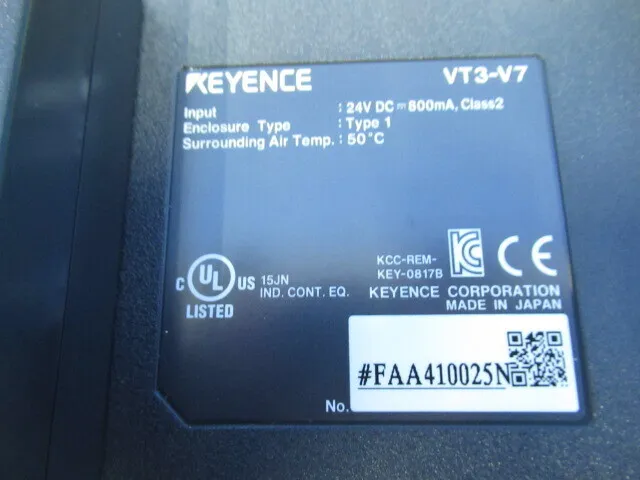 en_キーエンス VT3-V7 en_タッチパネル Detail Image - ASKINDEX Korea