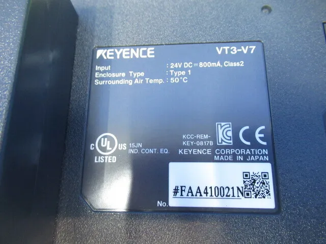 en_キーエンス VT3-V7 en_タッチパネル Detail Image - ASKINDEX Korea