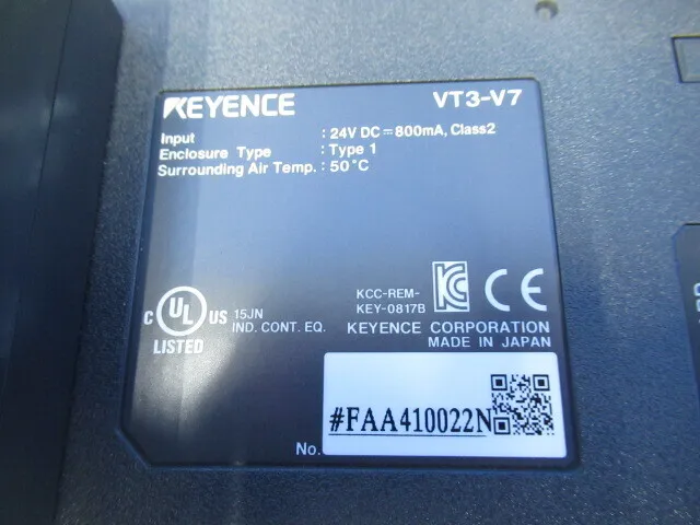 en_キーエンス VT3-V7 en_タッチパネル Detail Image - ASKINDEX Korea
