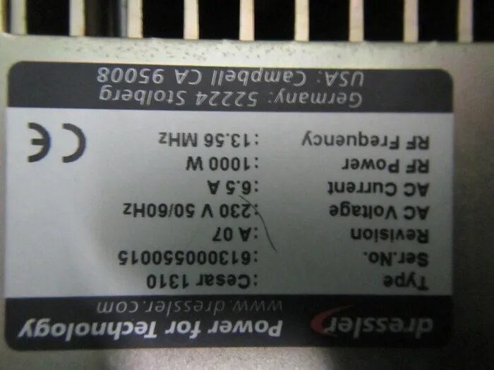 ko_アドバンスドエナジー CESAR1310 ko_RF電源 상세 이미지 - ASKINDEX 코리아