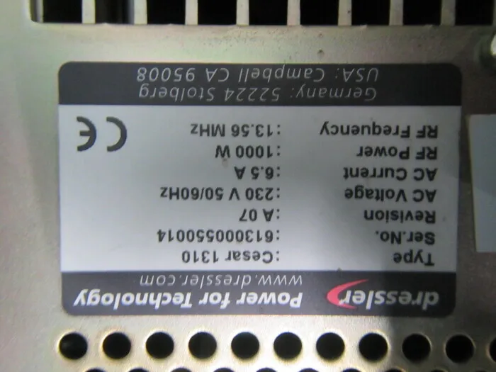ko_アドバンスドエナジー CESAR1310 ko_RF電源 상세 이미지 - ASKINDEX 코리아