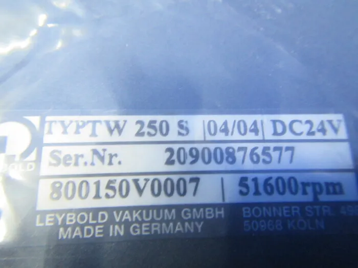 ko_ライボルト TW250S ko_ターボ分子ポンプ 상세 이미지 - ASKINDEX 코리아