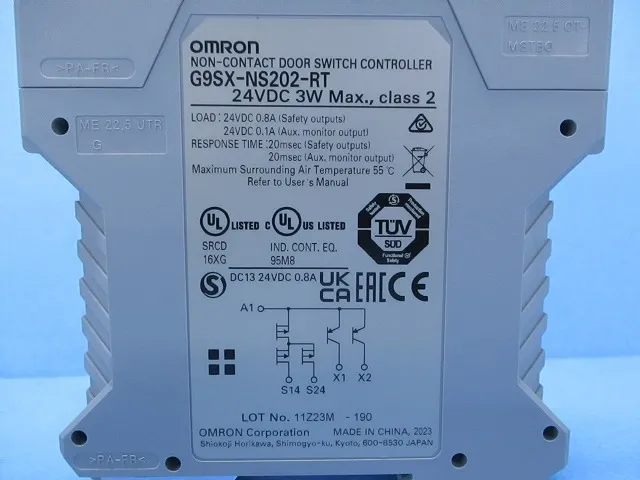 오므론 G9SX-NS202-RT DC24 비접촉식 도어 스위치 컨트롤러 상세 이미지 - ASKINDEX 코리아