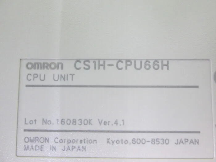 오므론 CS1H-CPU66H PLC(CPU 유니트) 상세 이미지 - ASKINDEX 코리아