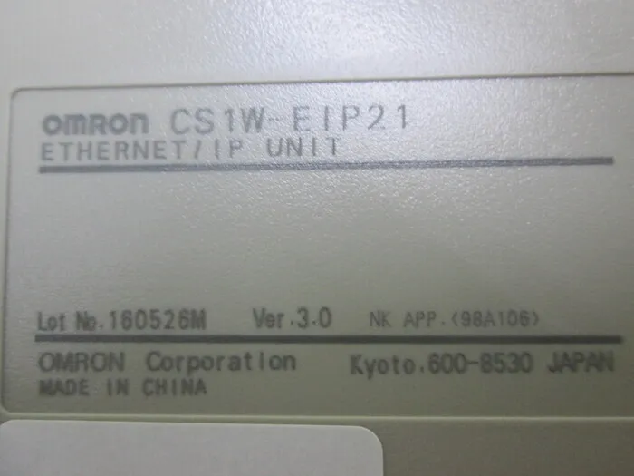 오므론 CS1W-EIP21 PLC(EtherNet/IP 유닛) 상세 이미지 - ASKINDEX 코리아