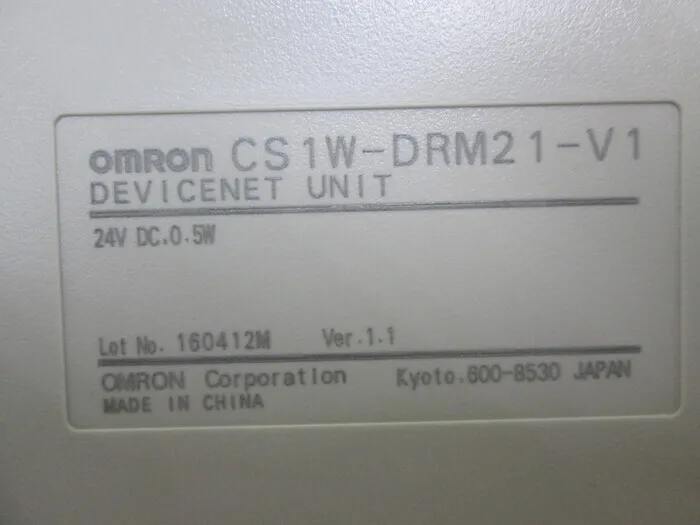 오므론 CS1W-DRM21-V1 PLC(주국/종국 겸용 유닛) 상세 이미지 - ASKINDEX 코리아