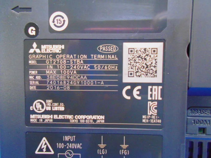 en_三菱電機 GT2708-STBA en_タッチパネル Detail Image - ASKINDEX Korea