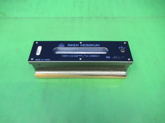 en_理研計測器製作所 150X0.02 en_水準器 Detail Image - ASKINDEX Korea