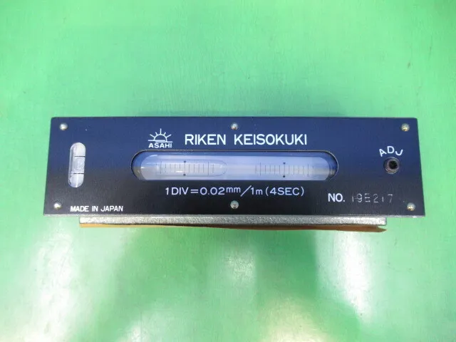 en_理研計測器製作所 150X0.02 en_水準器 Detail Image - ASKINDEX Korea