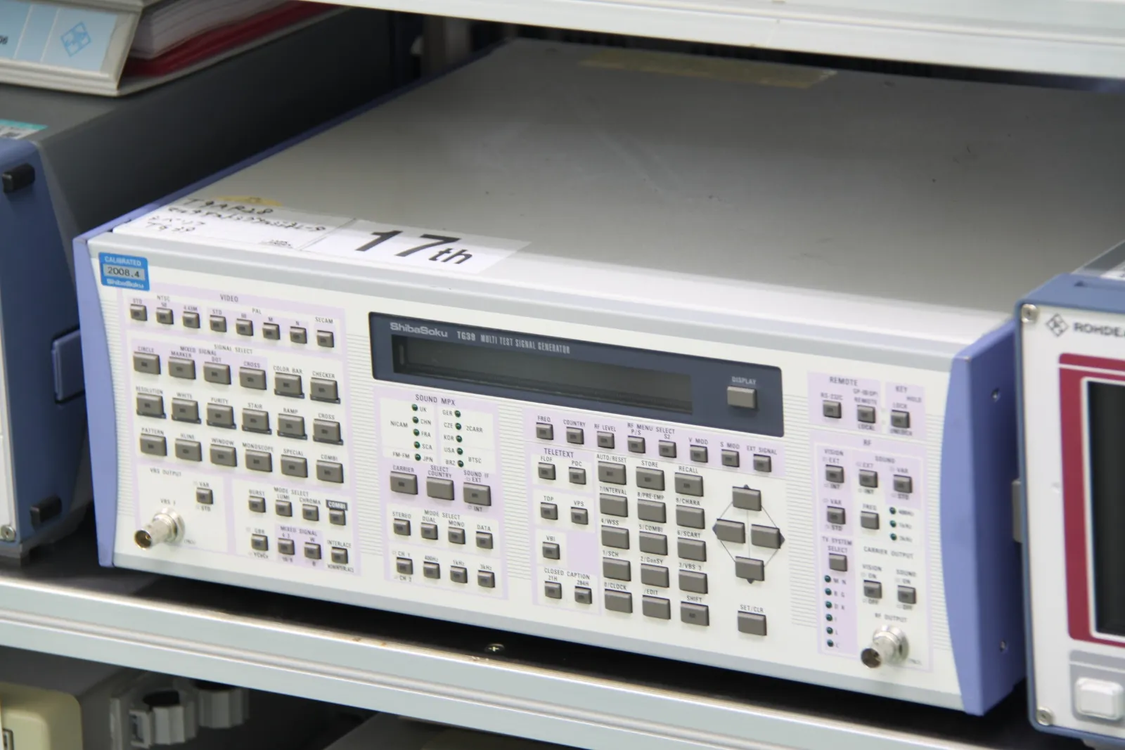 Shibasoku TG39AC Multi-Test Signal Generator Detail Image - ASKINDEX Korea