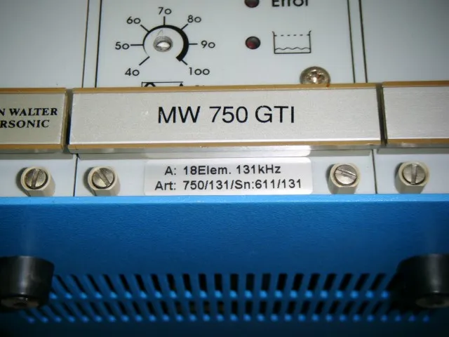 워틴 월터 MW750GTI 초음파 발진기 상세 이미지 - ASKINDEX 코리아