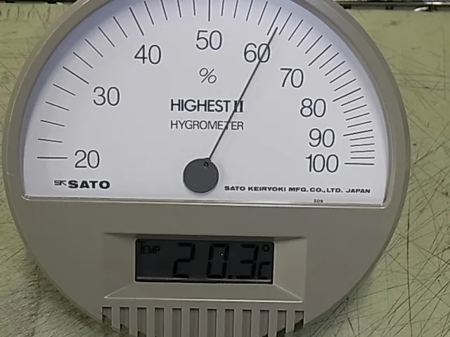 Sato Weighing Instruments HIGHEST・Ⅱ Thermometer and hygrometer Detail Image - ASKINDEX Korea