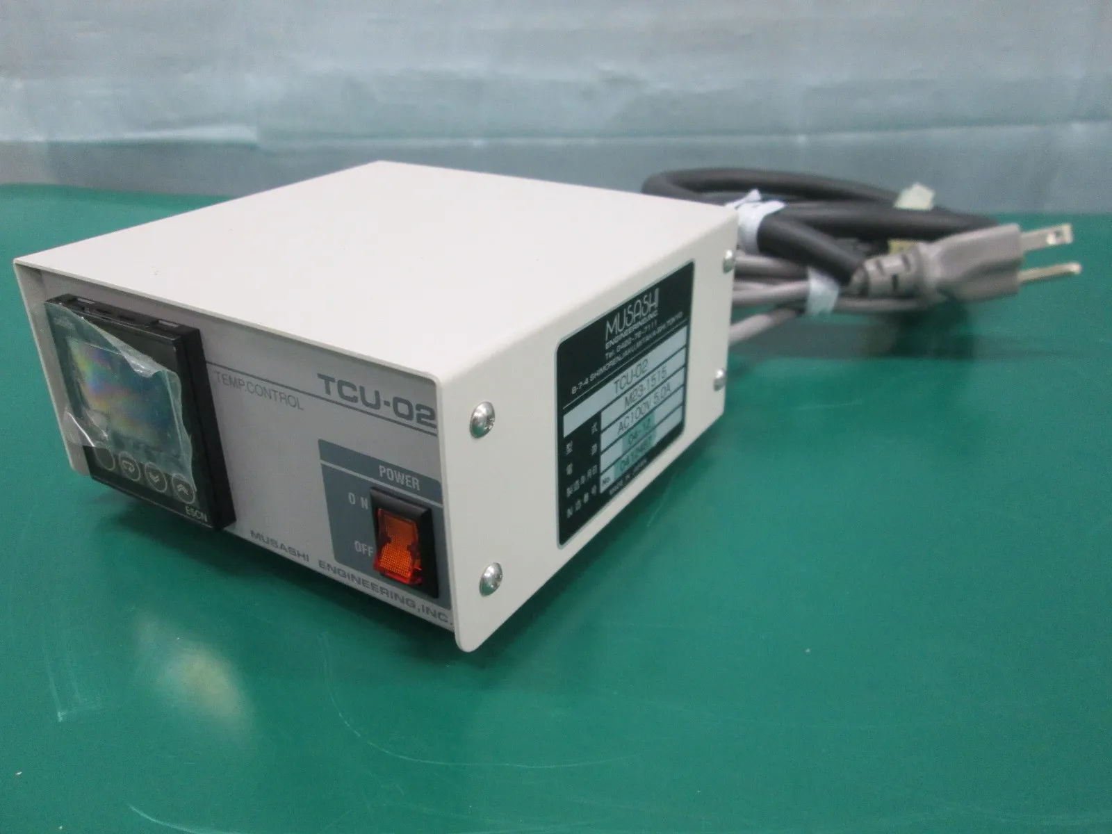 무사시 엔지니어링 TCU-02(M23-1515) 온도 컨트롤러