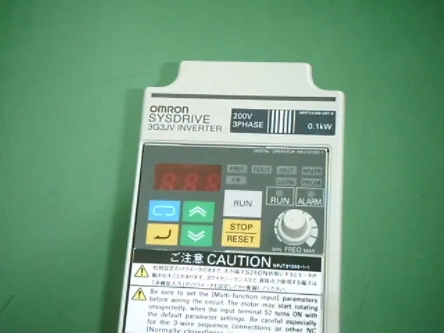오므론 3G3JV-A2001 인버터 상세 이미지 - ASKINDEX 코리아