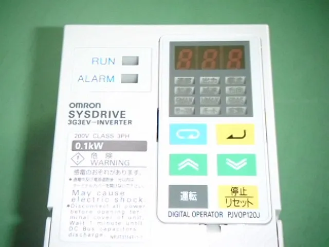 오므론 3G3EV-A2001 인버터 상세 이미지 - ASKINDEX 코리아