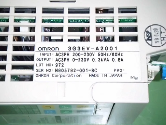 오므론 3G3EV-A2001 인버터 상세 이미지 - ASKINDEX 코리아
