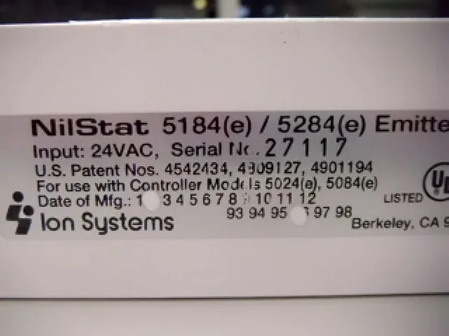 Ion Systems 5184e Ionizer (needle type, 2 locations/discharge section) Detail Image - ASKINDEX Korea