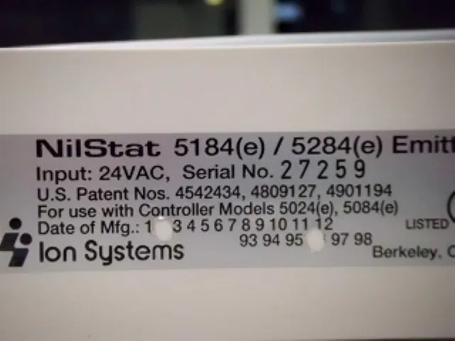 Ion Systems 5184e Ionizer (needle type, 2 locations/discharge section) Detail Image - ASKINDEX Korea