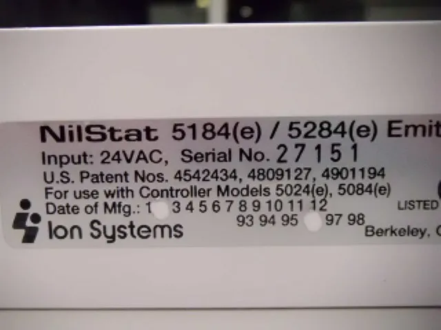 Ion Systems 5184e Ionizer (needle type, 2 locations/discharge section) Detail Image - ASKINDEX Korea