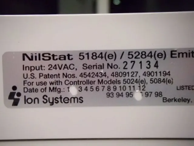 Ion Systems 5184e Ionizer (needle type, 2 locations/discharge section) Detail Image - ASKINDEX Korea