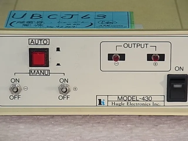 Hugle Electronics 430 Ionizer controller Detail Image - ASKINDEX Korea