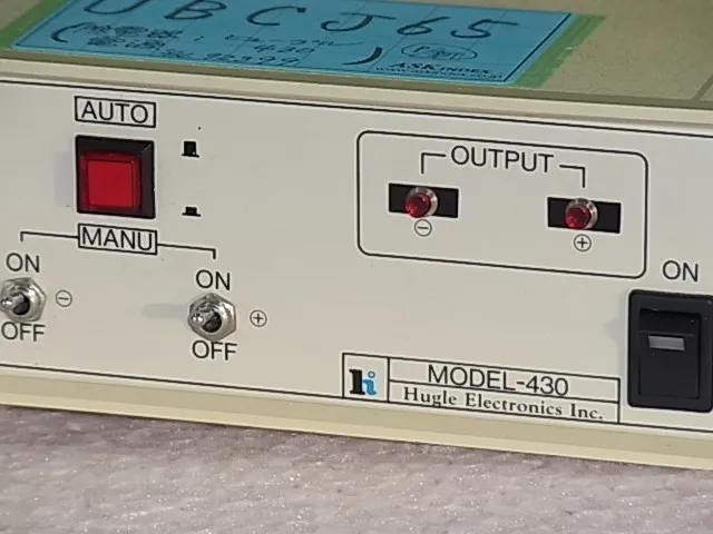 Hugle Electronics 430 Ionizer controller Detail Image - ASKINDEX Korea