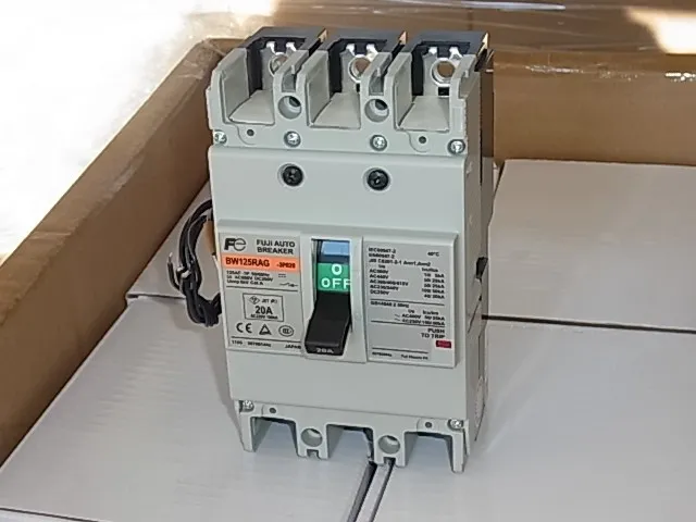 후지 전기 BW125RAG-3P020 브레이커