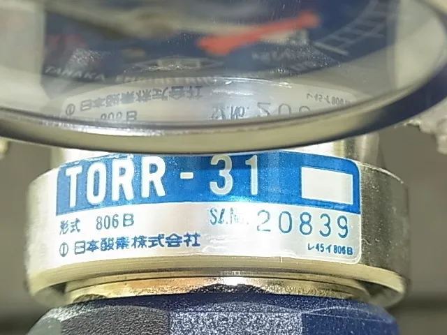 일본 산소 TORR-31 레귤레이터 상세 이미지 - ASKINDEX 코리아